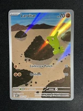 [NM/LP] Larvitar 203/197 Obsidian Flames (OBF) Holo Illustration Rare 2023