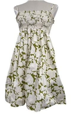 tory burch smocked cotton dress Shoulder Tie Smocked Cotton Dress: Women's Clothing | Dresses