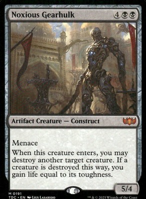 Noxious Gearhulk 191 Commander: Tarkir: Dragonstorm Magic: The Gathering NM