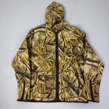 Chaqueta de caza Herter’s Advantage Wetlands camuflada de neopreno con capucha para hombre L