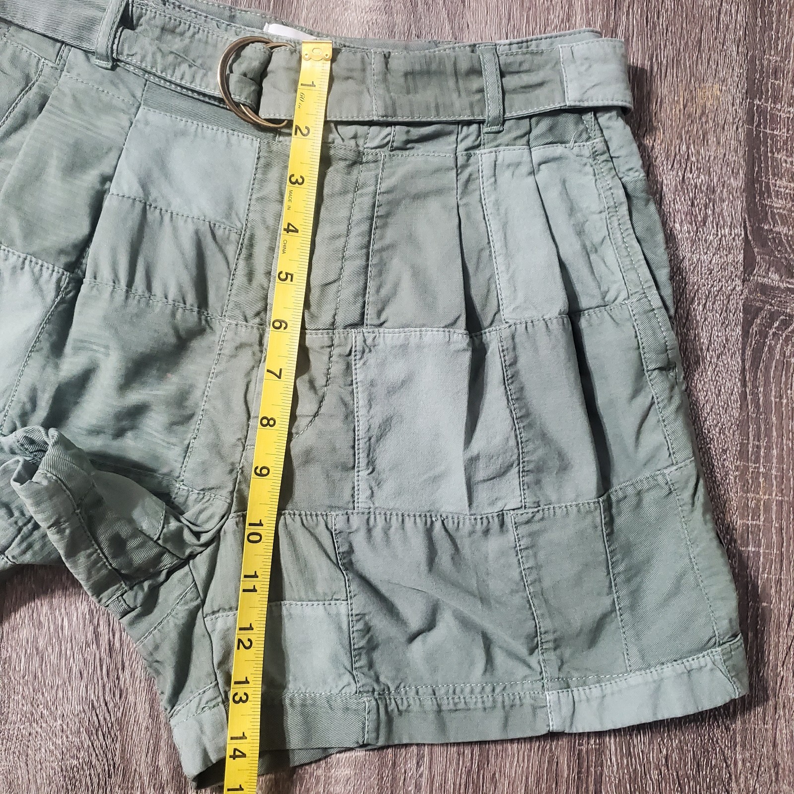 J.Crew Size 2, D-ring Patchwork Short Cuffed Pre-… - image 16