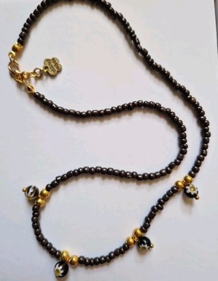 Handgefertigte Damen Perlenkette Choker Boho   LuaCreazioni  