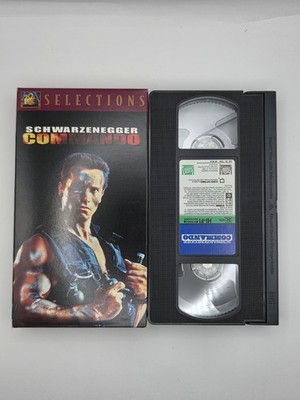 Commando VHS Tape Arnold Schwarzenegger FOX 1997