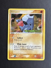 Pokémon TCG Nosepass EX Emerald 17/106 Reverse Holo Rare Stamped HP on eBay