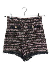 ZARA Pantaloncino a vita alta Donna Pantalone corto Taglia IT 40 nero