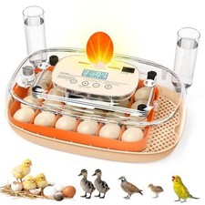 Incubators for Hatching Eggs, Egg Incubator with Automatic Egg Turning and Humid
