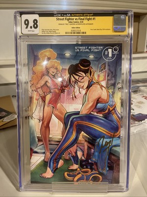 Street Fighter vs Final Fight #1 CGC SS 9.8 Signed Reiq