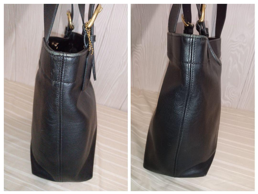 バッグ Vintage COACH Shoulder Bag Leather Black OLD COACH Vintage Shoulder Tote Bag Leather 4140 Black Used From
