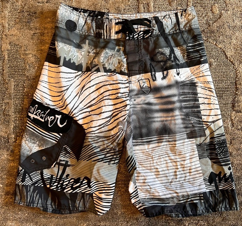 Quicksilver Bermuda Graphic Swim Trunks UnLined | Size 30