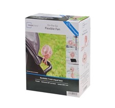 4"New 3-speed Portable Rechargeable Fan with Flexible Tripod and Digital Display