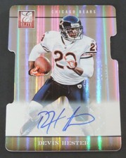 2012 DONRUSS ELITE DEVIN HESTER AUTOGRAPH #ED 05/10 CHICAGO BEARS HOF RARE L@@K
