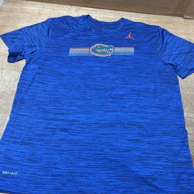 Nike Jordan Dri-Fit Team Issued Florida Gators Blue T-Shirt Size XL - Joe Haden