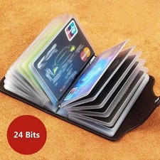 New Replacement Credit Card Holder Plastic Sleeves Inserts Wallet Portrait