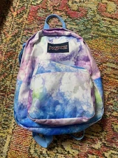 Jansport Vintage Half Pint Mini Backpack Purse Bag Tie Dye