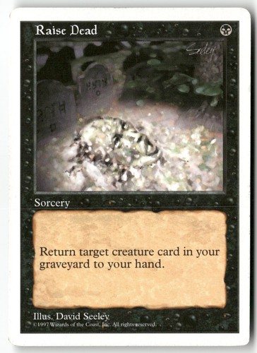Raise Dead Magic: The Gathering Fifth Edition 1997