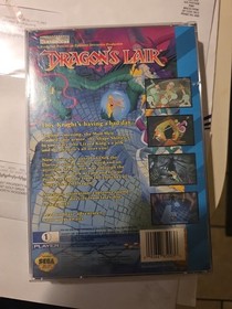 Dragon's Lair (Sega CD, 1994) with Case and No Manual