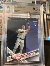 2017 Topps #287A Aaron Judge Fielding RC BGS 9.5 New York Yankees Rookie Card. rookie card picture