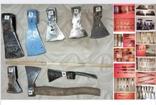 gr0- VECCHIE ASCE VARIE MISURE e altri vari attrezzi agricoli, vend. sing.