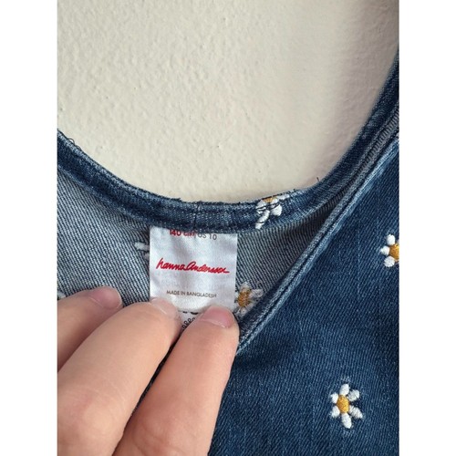 Hanna Andersson Girls Denim Dress - Picture 3 of 6