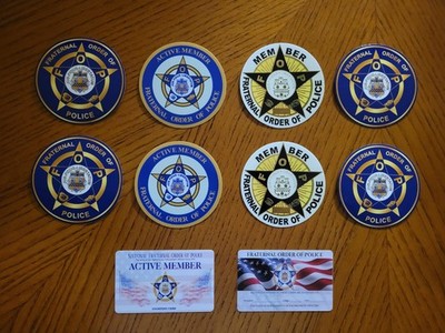 F.O.P. - UV TRANSFER -ACTIVE MEMBER LOT with Courtesy Cards