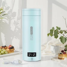 Travel Kettle,Portable Electric Kettle with Temperature Control, Brews Two Cups 