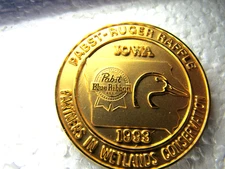 Pabst Blue Ribbon/Ruger Iowa Ducks Unlimited Coin/Token