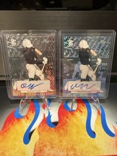 ARISTON VEASEY PLATINUM METAL AUTOGRAPH 1/1 LEAF Perfect Game + Proof Set Of 2