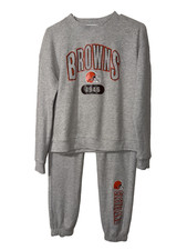 Wear by Erin Andrews Cleveland Browns Heather Gray Lounge Set Size Small