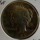 1921 High Relief Peace Dollar - Harshly Cleaned - (38-2/ERX)
