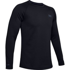 Under Armour UA ColdGear Base 4.0 Baselayer Crew Shirt Black 353349-001 Size 3XL