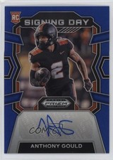 2024 Panini Prizm Draft Picks Signing Day Blue 2/149 Anthony Gould Auto 3hd