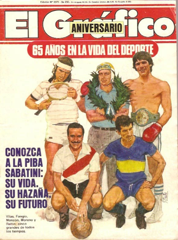 TENIS GABRIELA SABATINI JOVEN FOTOS SEXY MAG 1984 Foto 2 de 3