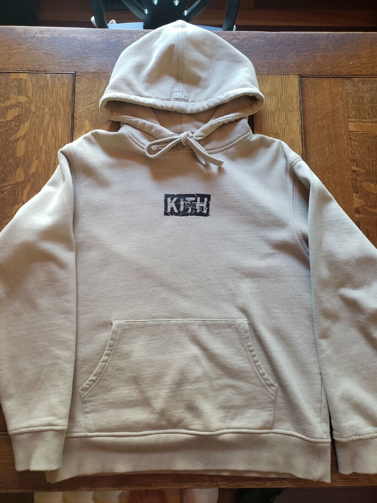 L KITH SPLINTERED パーカー ボックスロゴ ESPRESSO www ...