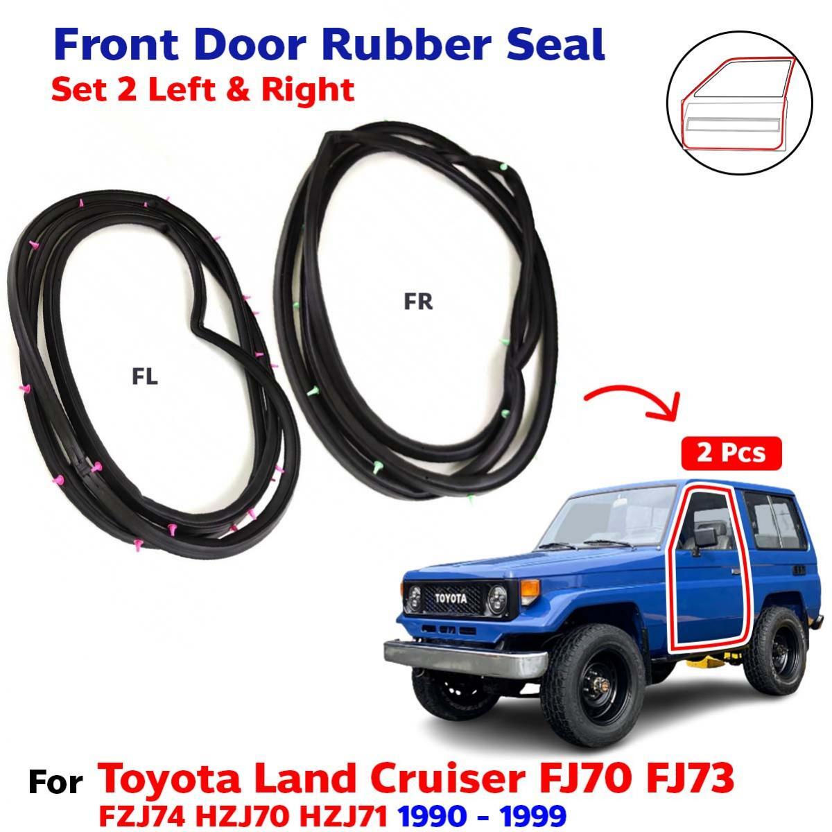 Door Rubber Seal Front LR Fits Toyota Land Cruiser FJ70 FJ73 FZJ70