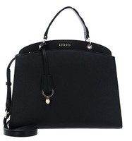 Liu Jo Agar Ecs Satchel L Handtasche UmhäNgetasche Tasche Nero Schwarz Neu