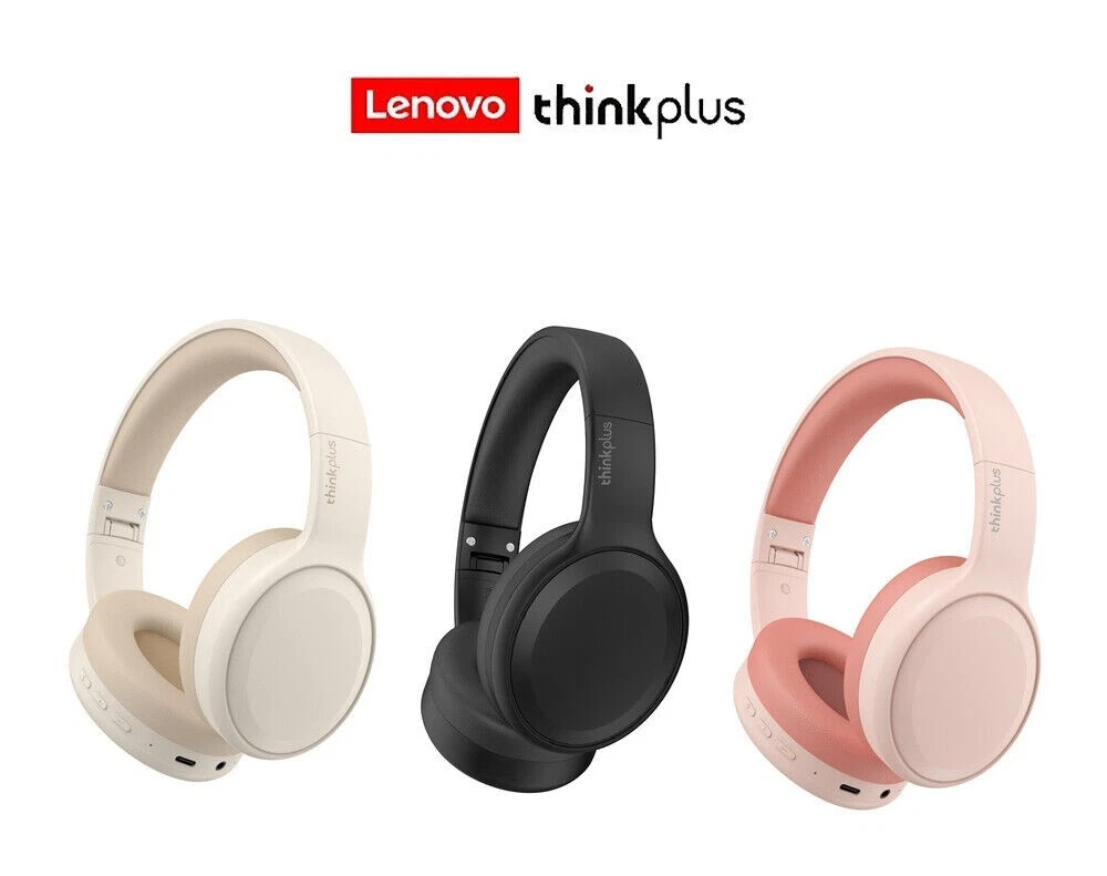 Lenovo-auriculares inalámbricos TH30, cascos con Bluetooth 5,3, plegables,  deportivos, con micrófono, para música, 250mAh » Chollometro