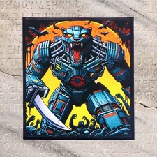 Kaiju Patch Embroidered Iron-on Applique Giant Monster Films Movies Retro Comics