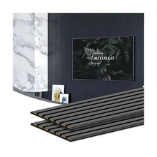 Wood Panels for Wall and Ceiling, 94.5"×11" Wall Panels for Interior Wall D