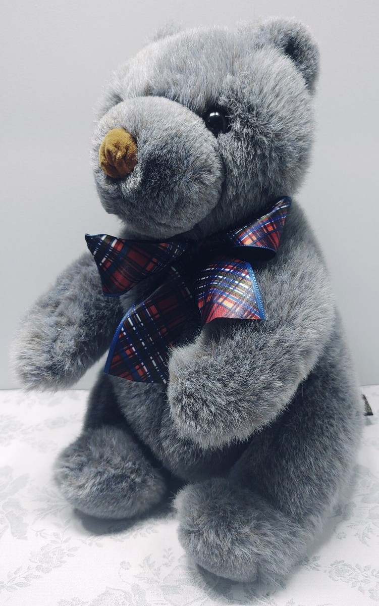 GUND Vintage 1992 Collector's Classic “Blue Thunder” Plush Grey