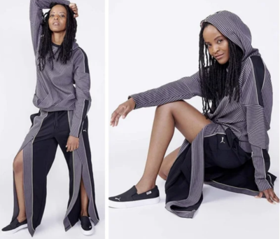 PUMA x Rinat Brodach IN THE CUT Pants- NEW-$85- black casual lounging  sweatpant | eBay