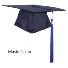 Akademische College Cap Mit Tolle Schwarz Polyester Abschluss Bachelor