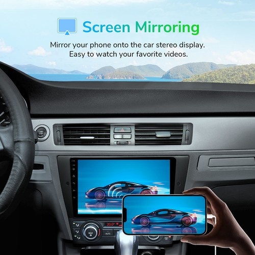 Für BMW 3er E90-E93 9" Autoradio mit Navi CarPlay Android Auto 13 6+64 DAB+ WiFi - Bild 17 von 24