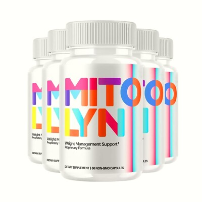 5-Pack Mitolyn Capsules, Advanced Weight Loss Support Supplement - 300 Capsules