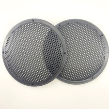 A Pair 8" Black Speaker Covers Grilles ABS Mesh For Car Audio DJ PA Speakers