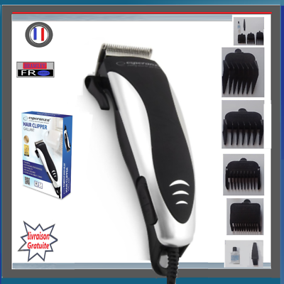 Tondeuse Cheveux Et Barbe électrique - 4 Têtes De Coupe (0,3mm à 1,2mm) - Facile à Utiliser - Neuf