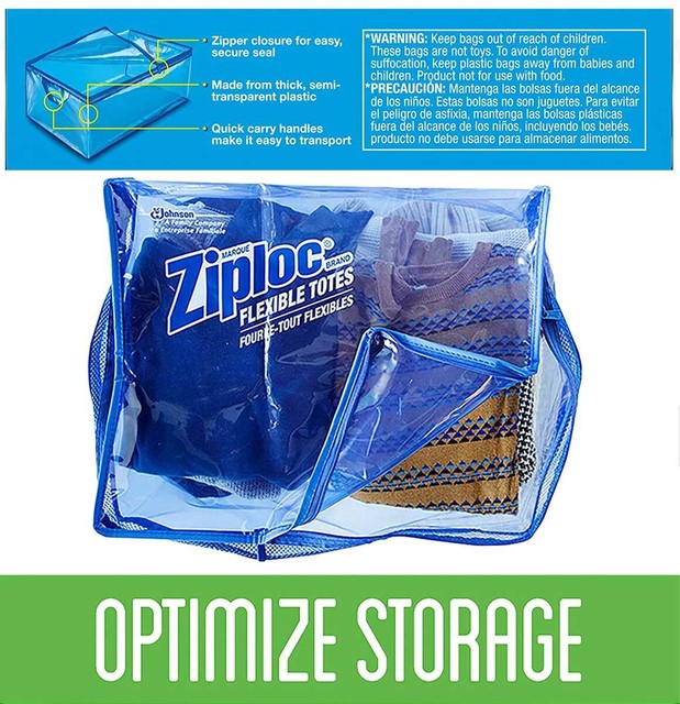 ziploc jumbo storage bolsas