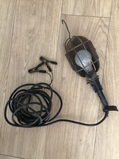 Vintage Wire Cage Trouble Drop Light 14.5ft Connects to Car Battery Tested
