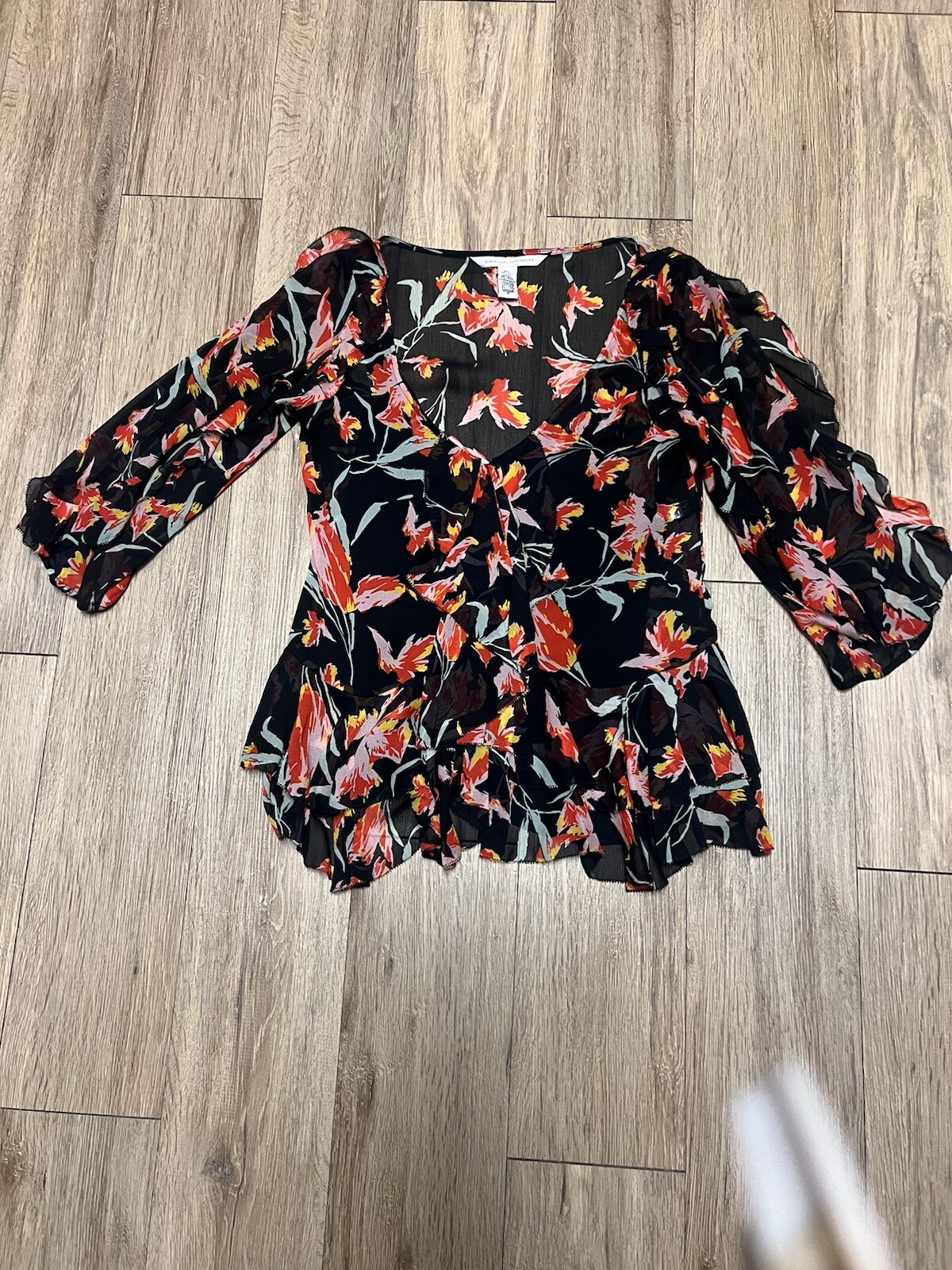 Diane von Furstenberg stylish wrap top for women