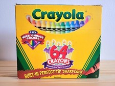 Crayola Crayons 64 Color Box 50th Birthday 2008 Retired Colors NEW