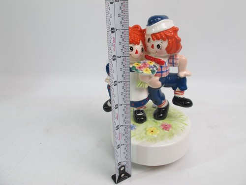 Vintage Schmid 1980 Limited Edition Music Box The Raggedy Ann & Andy Shuffle - Picture 6 of 6